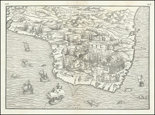 Brazil Map By Giovanni Battista Ramusio