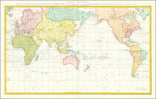 World Map By James Cook