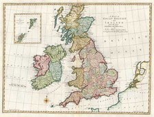 Europe and British Isles Map By John Blair