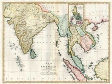 Asia, China, India, Southeast Asia and Philippines Map By John Blair