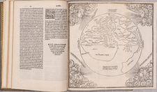 World and Rare Books Map By Antoine de La Sale