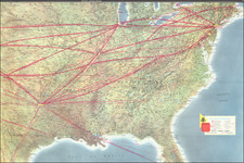 United States and Pictorial Maps Map By American Airlines