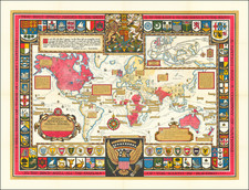 World, British Isles and Pictorial Maps Map By British Israel World Federation