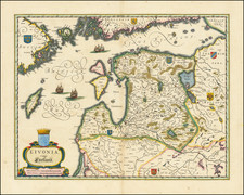 Livonia vulgo Lyefland By Willem Janszoon Blaeu