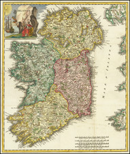 Ireland Map By Giambattista Albrizzi