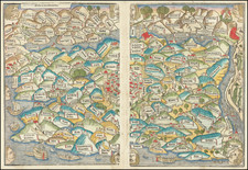 Middle East and Holy Land Map By Anonymous