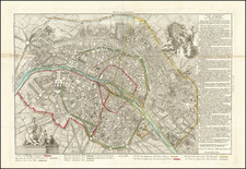 Paris and Île-de-France Map By Prévost de Saint-Lucien