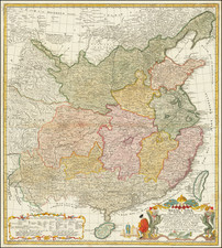 China Map By Johann Matthaus Haas