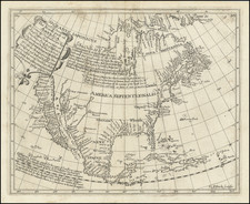 Southeast, North America and California as an Island Map By Henry Briggs