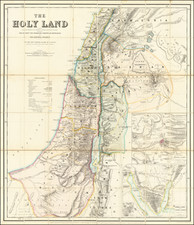 Holy Land Map By Reverend Samuel Clark / Society For Promoting Christian Knowledge