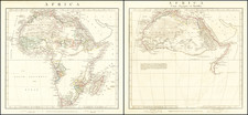 Africa Map By John Arrowsmith