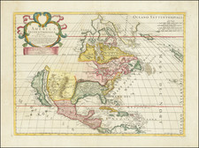 North America and California as an Island Map By Paolo Petrini