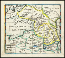 Central Asia & Caucasus Map By Robert Morden