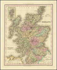 Scotland Map By Henry Schenk Tanner