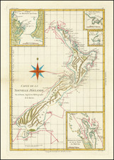 New Zealand Map By Rigobert Bonne