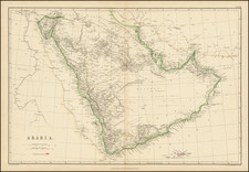 Arabian Peninsula Map By Blackie & Son