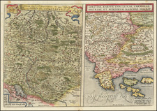 Rhetiae alpestris descriptio in qua hodie Tirolis Comitatus [with] Goritiae, Karstii, Chaczeolae, Carniolae, Histriae, et Windorum Marchae Descrip.