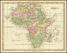 Africa Map By William Darton