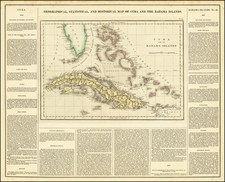 Cuba and Bahamas Map By Henry Charles Carey  &  Isaac Lea