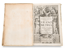 Uranometria, omnium asterismorum continens schemata, nova methodo delineata, aeris laminis expressa. [bound with:] Explicatio characterum aeneis uranometrias imaginum, tabulis, insculptorum, addita, & commodiore hac forma tertium redintegrata. By Johann Bayer