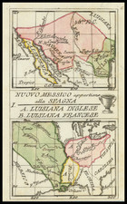 Texas, Midwest, Southwest and California Map By Anonymous