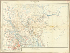 Thailand, Cambodia, Vietnam Map By Service Geographique de l'Indo-Chine