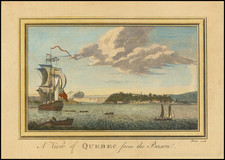 Quebec Map By Edward Rooker Senior