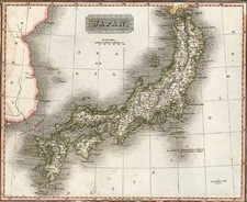 Asia and Japan Map By Aaron Arrowsmith