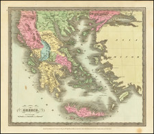 Balkans, Turkey, Balearic Islands and Greece Map By David Hugh Burr