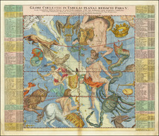 Celestial Maps Map By Johann Gabriele Doppelmayr