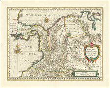 Colombia Map By Willem Janszoon Blaeu