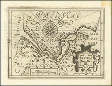 Argentina and Chile Map By  Gerard Mercator