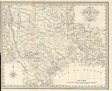 Texas and Southwest Map By Charles Frederick Cheffins