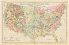 United States Map By O.W. Gray & Son