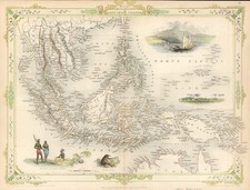 Asia, Southeast Asia and Philippines Map By John Tallis