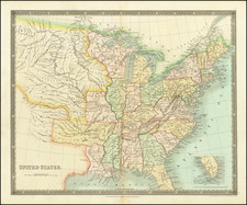 United States Map By Henry Teesdale