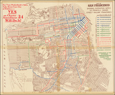 San Francisco & Bay Area Map By Citizens Transportation Committee