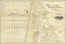 Chicago Map By Raymond & Whitcomb