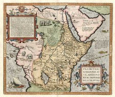 Africa, Africa, North Africa, East Africa and West Africa Map By Abraham Ortelius