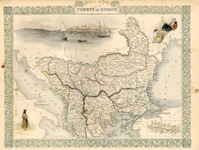 Europe, Balkans, Turkey, Balearic Islands and Greece Map By John Tallis