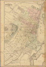 Eastern Canada Map By Henry Francis Walling / George Tackabury