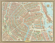 Pictorial Maps and Amsterdam Map By Hermann Bollmann