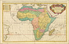 Africa Map By Alexis-Hubert Jaillot