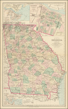 Georgia Map By Frank A. Gray