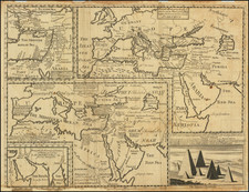 Holy Land Map By Edward Wells