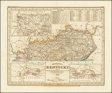 Neueste Karte von Kentucky . . .1845