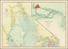 China and Hong Kong Map By Edward Weller