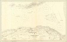 Florida and Cuba Map By British Admiralty