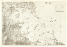 New England, Massachusetts and Boston Map By Joseph Frederick Wallet Des Barres