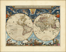 World Map By Johannes Blaeu